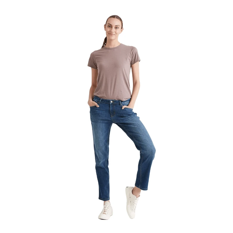 Duer Performance Denim Girlfriend Pant - Women's 6 Duer Performance Denim Girlfriend Pant - Women's - Image 4