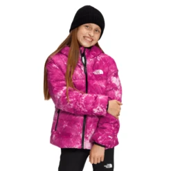 The North Face Printed Reversible North Down Jacket - Girls' -Patagonia Shop 1205822 800 auto