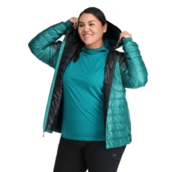 Outdoor Research Helium Down Hoodie - Plus Size - Women's -Patagonia Shop 1244712 800 auto